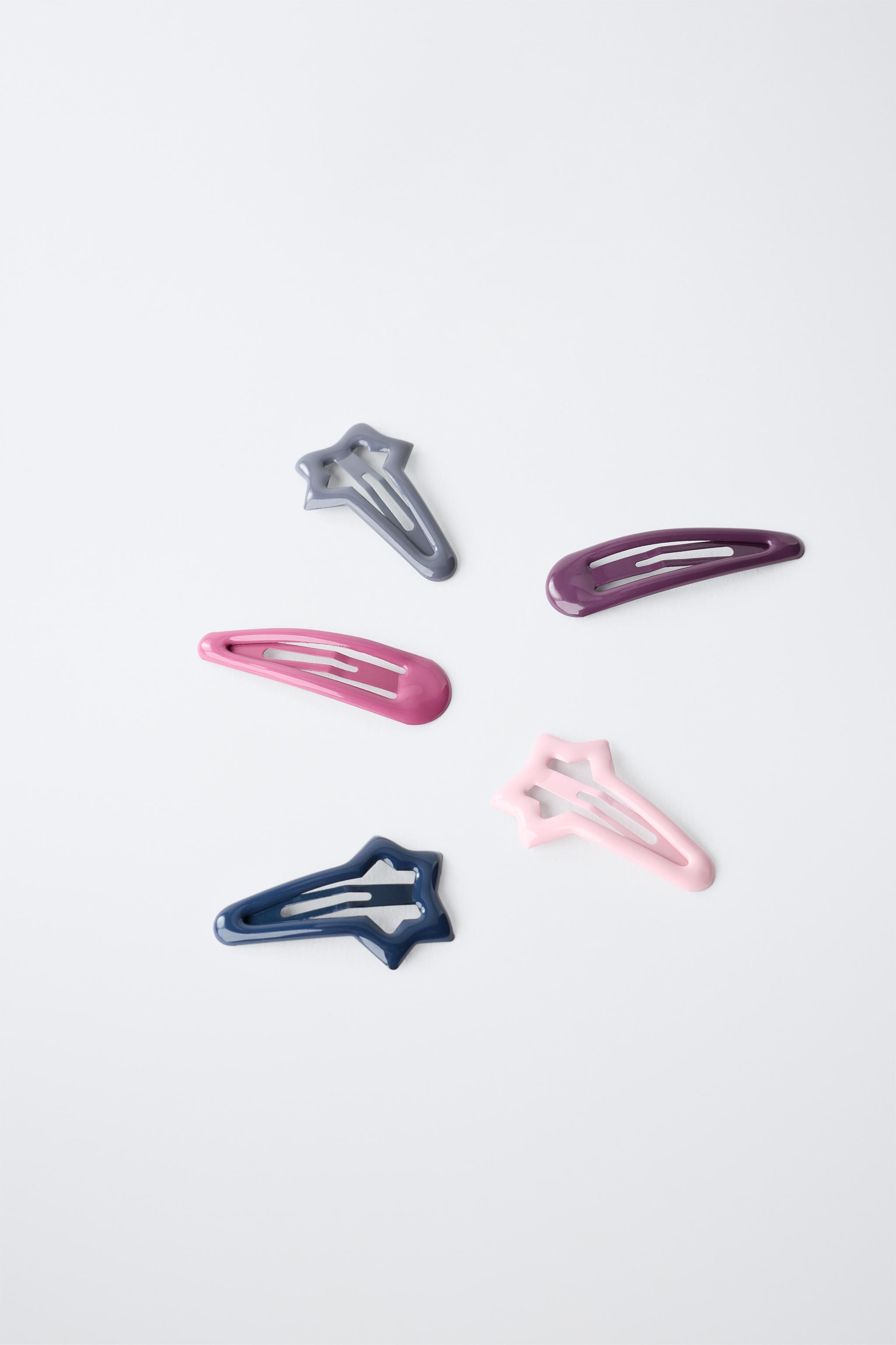 FIVE-PACK OF STAR HAIR CLIPS
